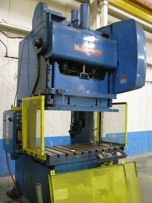 75 ton bliss double crank gap frame press, mdl. C2-75
