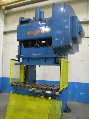 75 ton bliss double crank gap frame press, mdl. C2-75