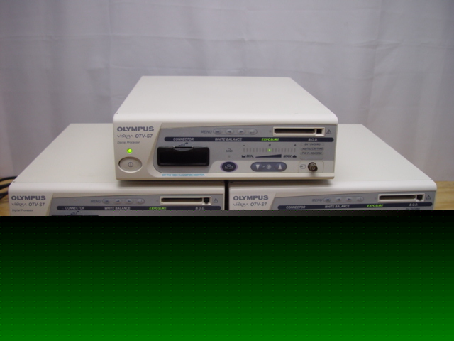 Lot of 5 olympus otv-S7 otv-S7V video processors w coax