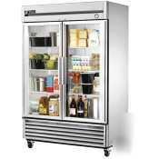True t-49G| refrigerator,glass doors , 49CUFT| 1 ea