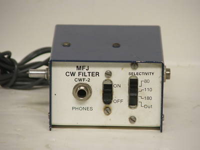 Mfj cwf-2 active audio cw filter with mods