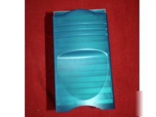 3 turquoise cd dvd holders cases containers mac like