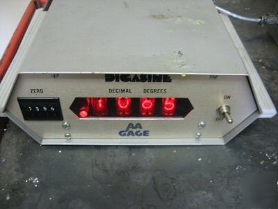 Aa gage ultradex digital rotary table w/ readout .0001