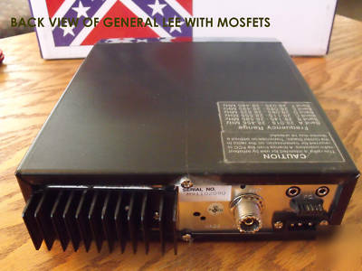 General lee amatuer cb radio dual mosfet finals peaked 