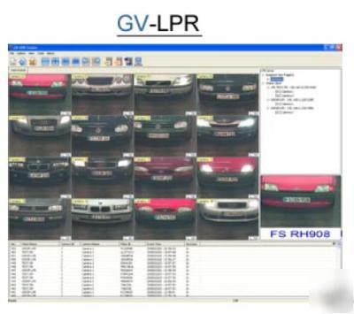 Geovision gv-lpr-1 license plate software only 1 lane