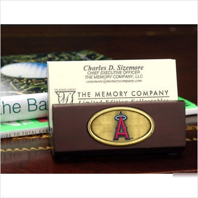 Los angeles angels business card holder