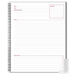 New cambridge limited meeting notebook, 8 1/2 x 11, ...
