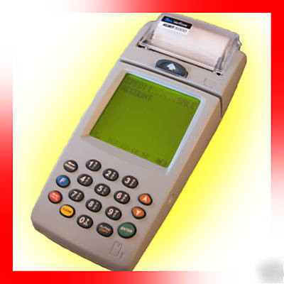Nurit 8000 gprs credit card machine + wireless account