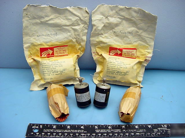 Pair of unused military spec. high speed dc motors