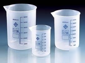 Brandtech griffin beakers, polypropylene, brandtech