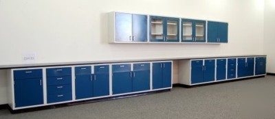 Laboratory lab cabinets/casework 45' base/16' wall