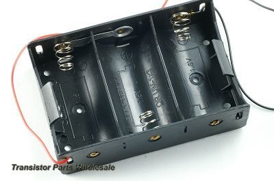 PKG5, 3* d batteries battery dc 4.5V holder case box
