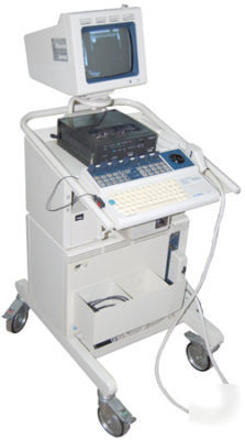 Ultramark 4 ultrasound system with transducer
