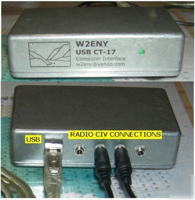 W2ENY usb civ computer interface icom ct-17 ham radio
