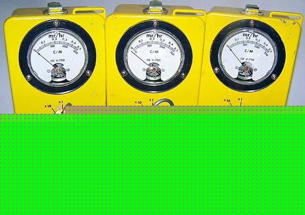3 cdv-700-6B geiger counter radiation survey meter