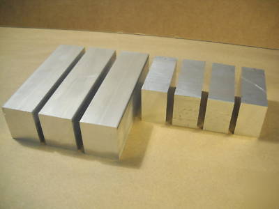 80/20 inc aluminum solid block lot cy (7PCS)