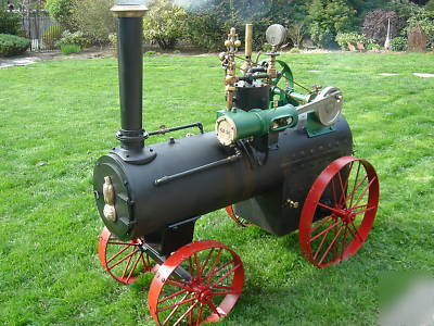 Case portable steam engine 3 inch scale model