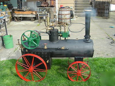 Case portable steam engine 3 inch scale model