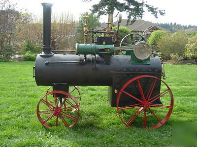 Case portable steam engine 3 inch scale model