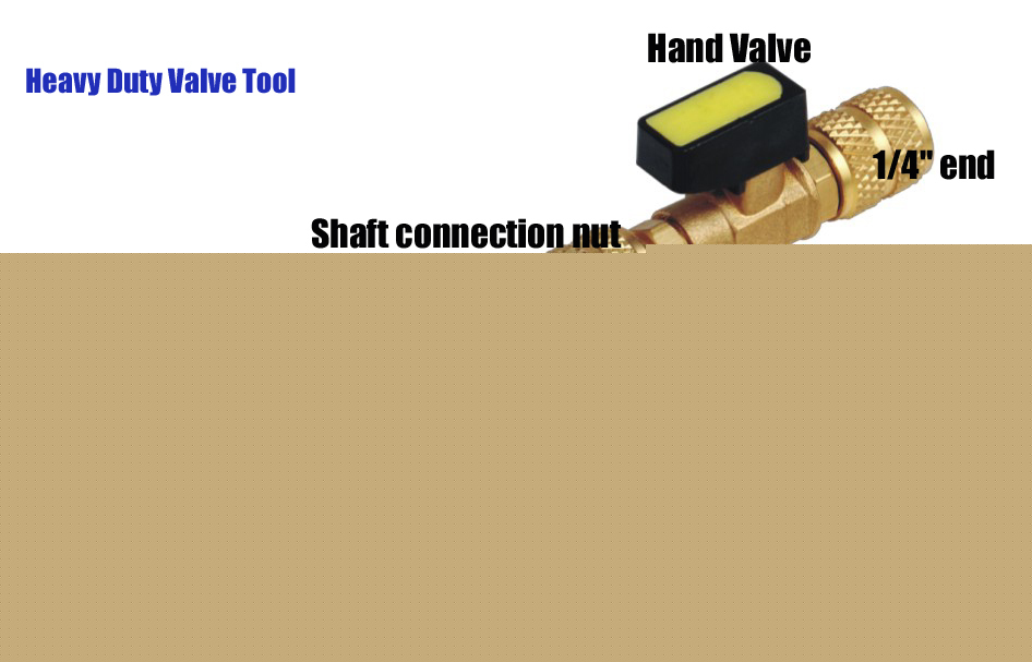 Dual valve core remover installer replacer changer hvac