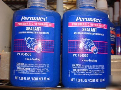 New 2-permatex pneumatic/hydraulic thread sealant 54550 