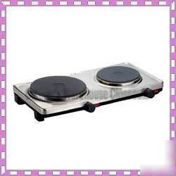 New buffet range double burner portable in box