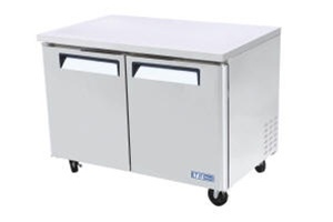 Solid door refrigerator, undercounter turbo air mur-48