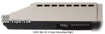 Sony BM147 bm-147 four track court transcriber