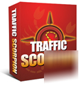 Traffic scorpion no 1 website traffic software cd rom