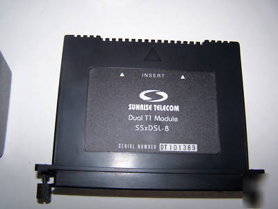 Sunrise telecom sunset mtt xdsl dual T1 module ssxdsl-8