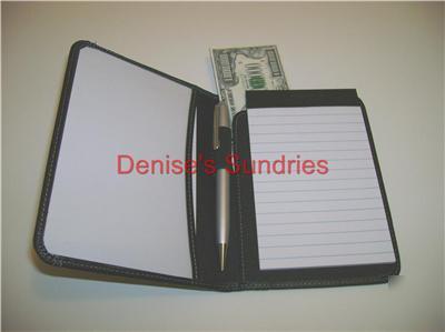 New prescription jotter note pad tablet leather 