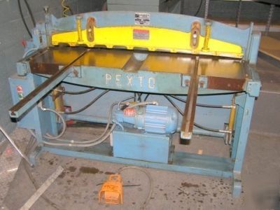 Pexto 16 gage ph-52-a power shear machine sheet metal