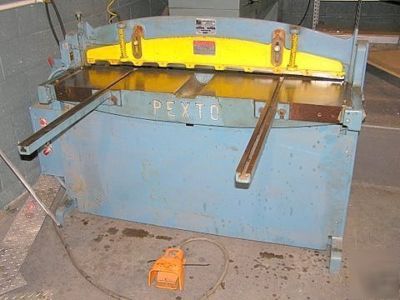 Pexto 16 gage ph-52-a power shear machine sheet metal