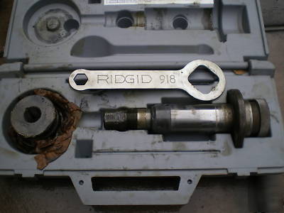 Ridgid 918 victaulic pipe groove roller machine 