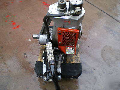 Ridgid 918 victaulic pipe groove roller machine 