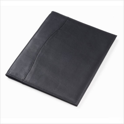 Vachetta slim full size padfolio black customize: yes