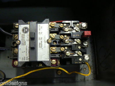 Westinghouse size 0 fused combination motor starter 