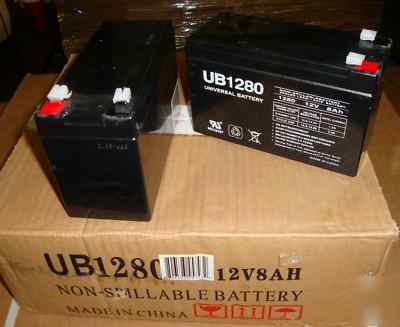 12V 8AH sla sealed lead acid batteries UB1280