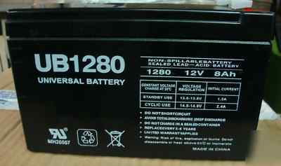 12V 8AH sla sealed lead acid batteries UB1280