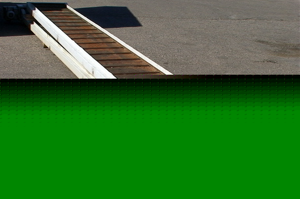 25' metal slat-band chip/shavings conveyor machining