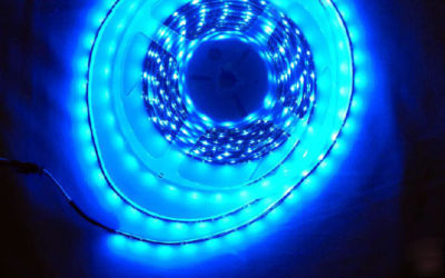 5M 16FT flexible blue led strip roll w/300 leds. usa