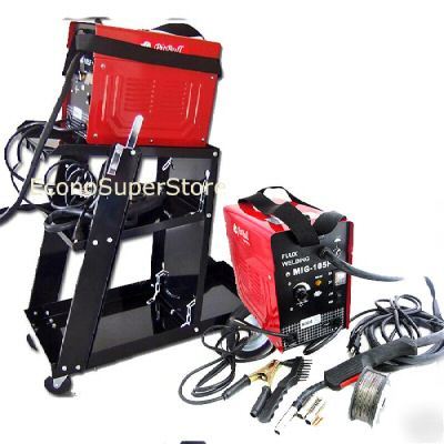 90 amp flux core wire mig welder +free welding cart