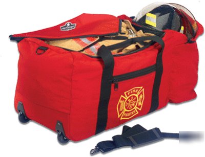 Ergodyne arsenal firefighter's gear bag wheels GB5000W