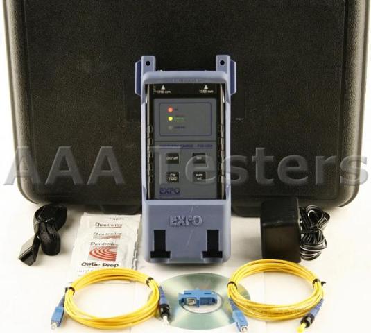 Exfo fos-120A sm 1310/1550 fiber optic light source fos