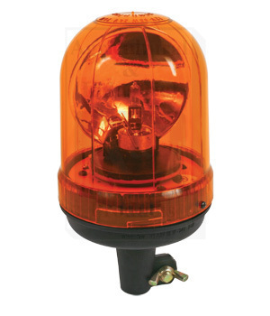 A-epmrtflx rotating beacon, amber, pipe type john deere