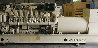 2000 kw kohler diesel generator
