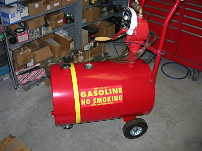 30 gallon fuel caddy gas tank transfer buggy 