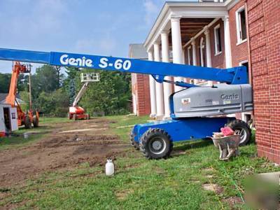 1999 genie s-60 4X4 diesel telescopic boom lift