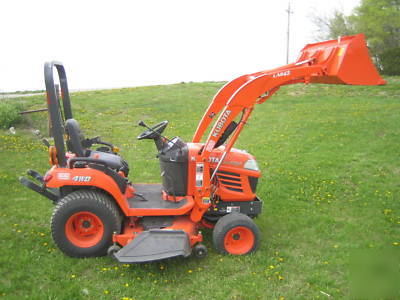 Kubota BX2350D BX2350 4 x 4 with loader and mower deck