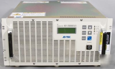 New adtec/ad-tec ax-2000EUII-n rf generator 2KW @ 13.56